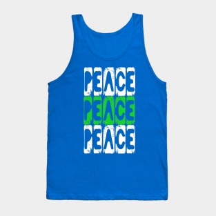 World Peace Anti War Save Lives Tank Top